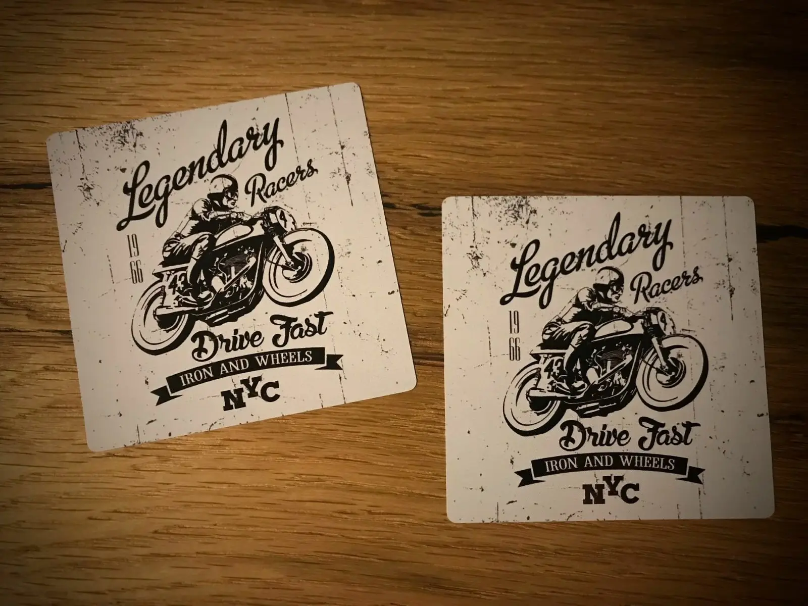 Кафе гонщик Aufkleber Легенда старинный стиль поплавок Ретро #177|Наклейки на стену| |