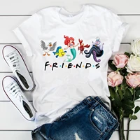 the little mermaid shirt cute the princess and her friends ursula flounder graphic tee matching family vacation tees tumblr tops