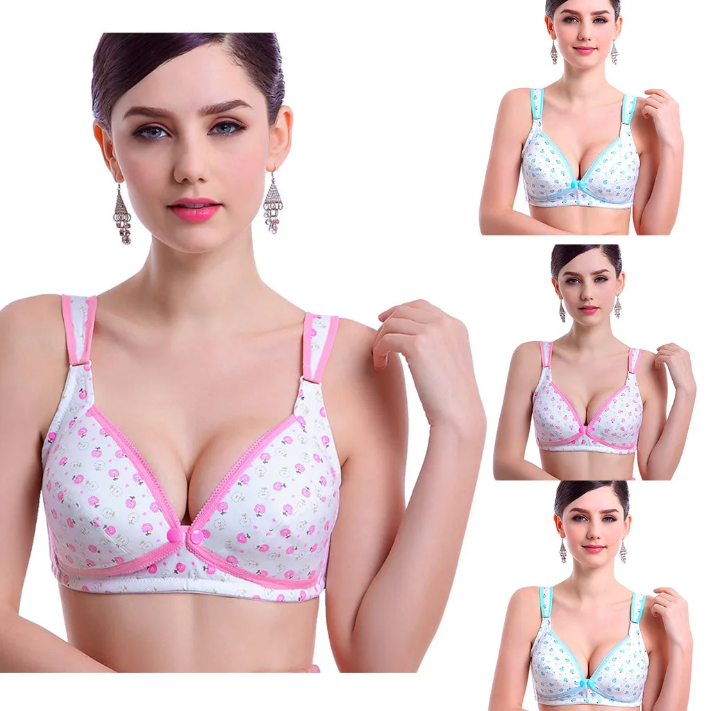 Женский бюстгальтер без стальных колец 2019 интимный для беременных женщин с