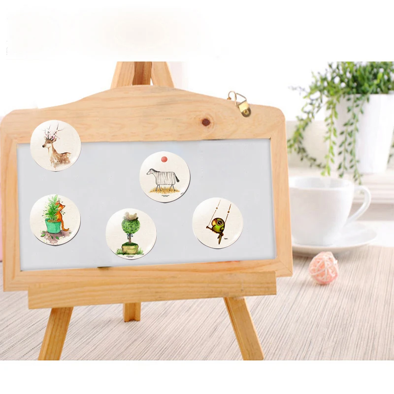 Художественная живопись 30 мм магнит на холодильник для творчества детей