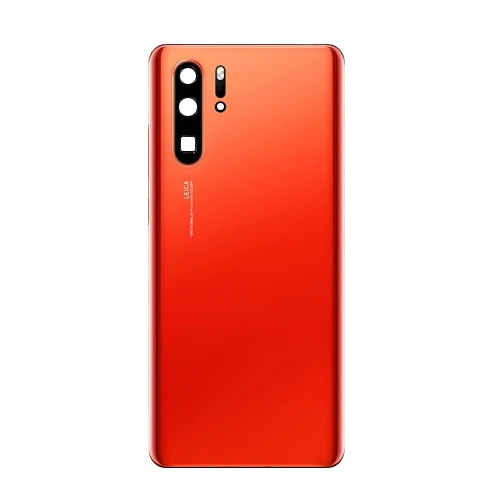Amber Sunrise Для huawei P30 Pro задняя крышка батарейного отсека стеклянная задняя крышка корпуса дверная камера стеклянная рамка объектива Запасные части для ремонта - Цвет: Amber Sunrise