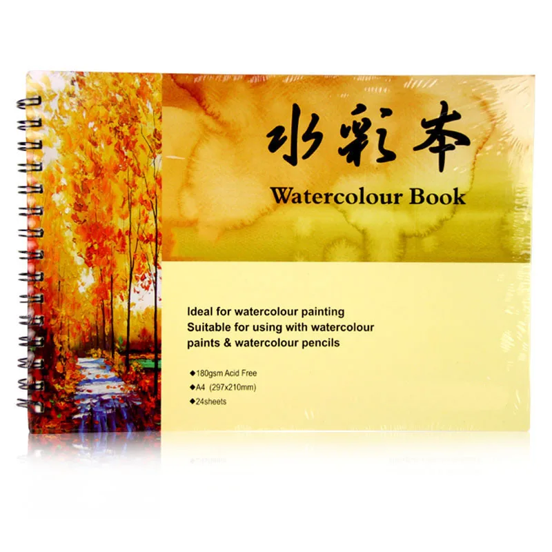 Товары для рукоделия акварельная бумага художественная эскиз А4 книга