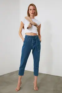 Джинсы с высоким берцем для мамы TWOAW21JE0627