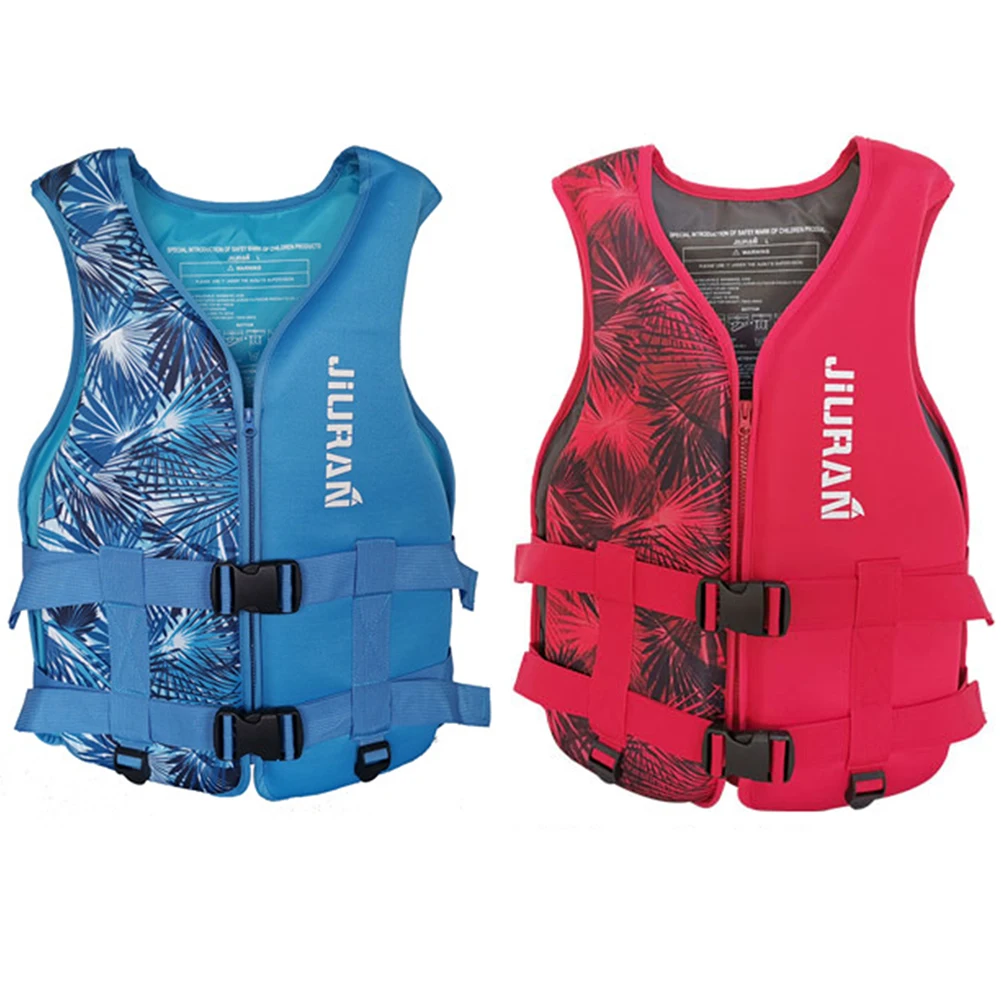 

Outdoor Rafting Universal Buoyancy Vest Diving Swimming Buoyancy Life Jackets Fishing Kayaking Boatin Suit Parent-child Outfit
