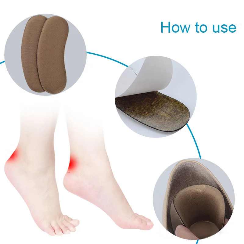 10 пар в комплекте Губка невидимка на пятке сзади тормозные колодки для Для женщин
