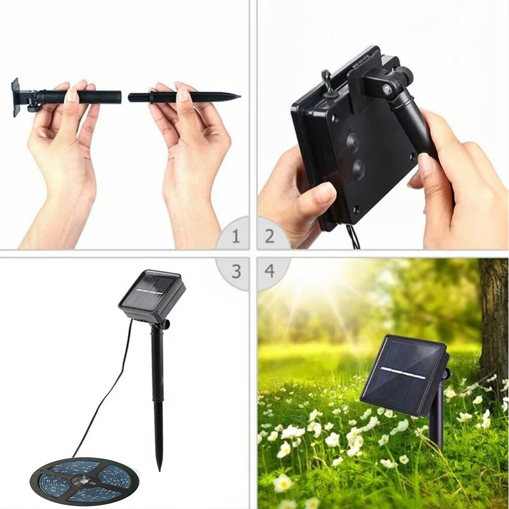 Умный Патио газон уличный солнечный свет прокладки СИД светильник на открытом