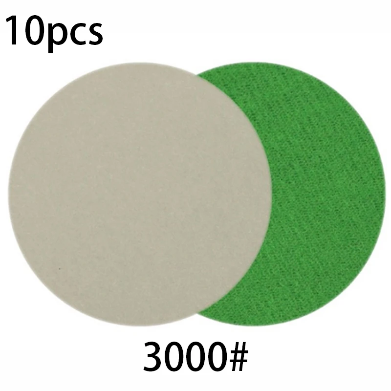 10 шт. Диаметр 3 дюймовая пленка/75 мм 3000 Грит мокрый/сухой шлифовальные диски