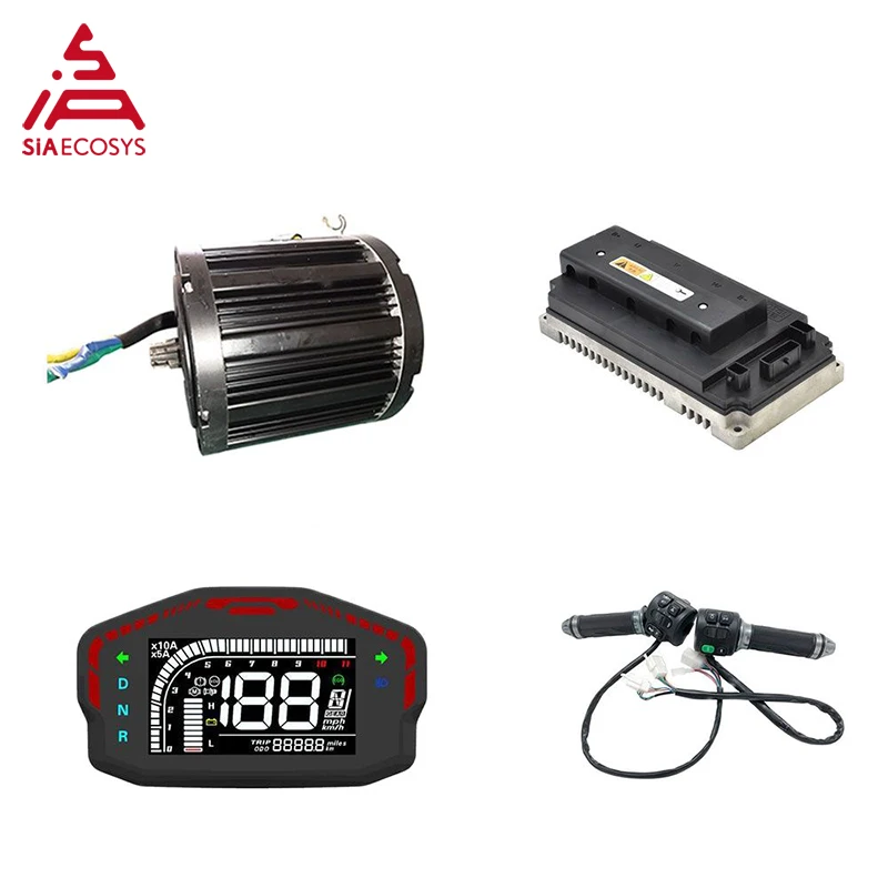 Наборы средних приводных двигателей QS 138 3000 Вт 72 в км/ч с контроллером