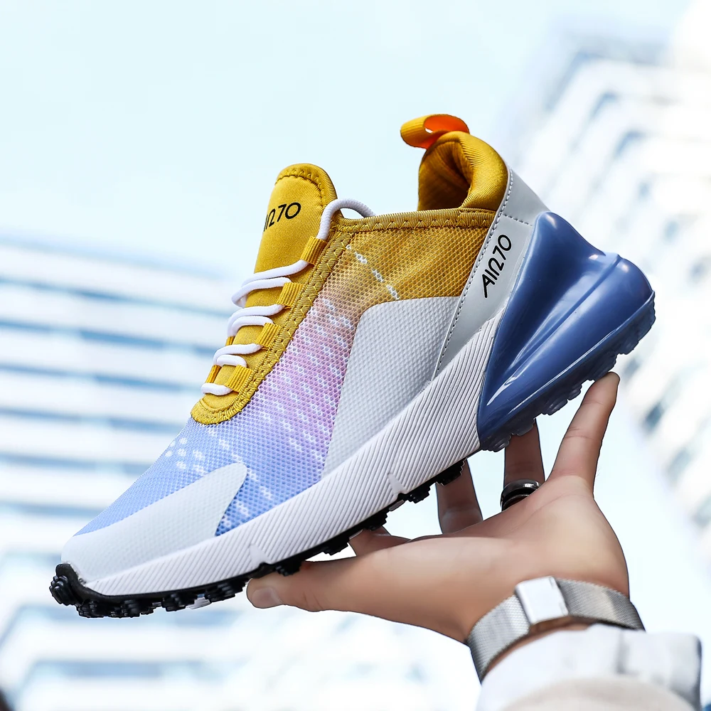 

Cork New Men Shoes Casual White Sneakers Mens Trainers Air Cushion Men Tenis Masculino Adulto Sneakers Leisure Blue Shoes Men