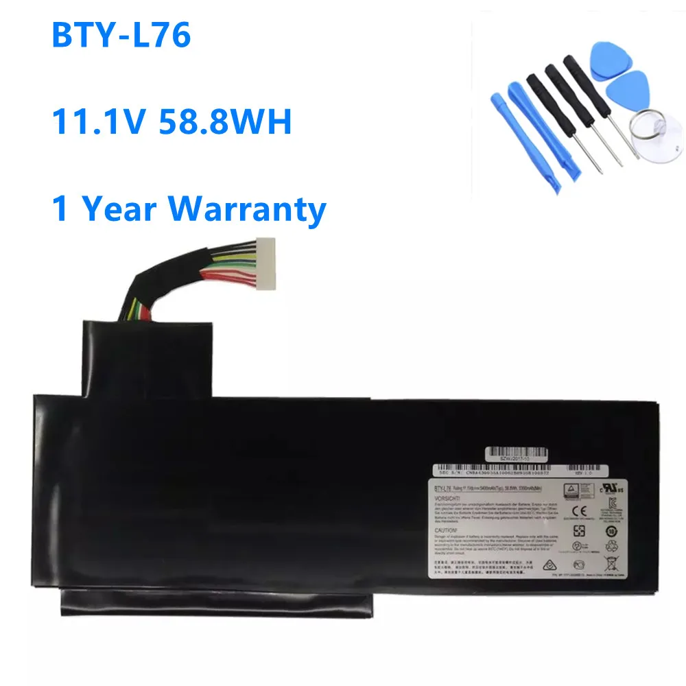 

Laptop Battery BTY-L76 For MSI GS70 2OD 2PC 2PE 2QC 2QD 2QE GS72 MS-1771 MS-1772 MS-1773 MS-1774 MEDION X7613 MD98802