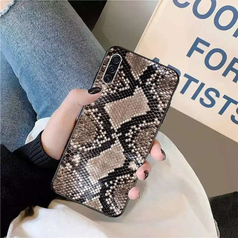 

Colorful Gold Snake Skin animal Phone Case For Samsung galaxy S 9 10 20 A 10 21 30 31 40 50 51 71 s note 20 j 4 2018 plus
