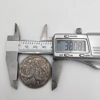 Монета (из серии так называемых "хобо никель") с Гором и Анубисом#2