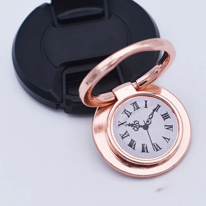 Rose Gold inger Ring Mobile Phone Smartphone Stand Holder For iPhone X MAX 8 7 6 6S Plus 5S Smart Phone MP3 Car phone ring holder Stand - Цвет: Rose Gold