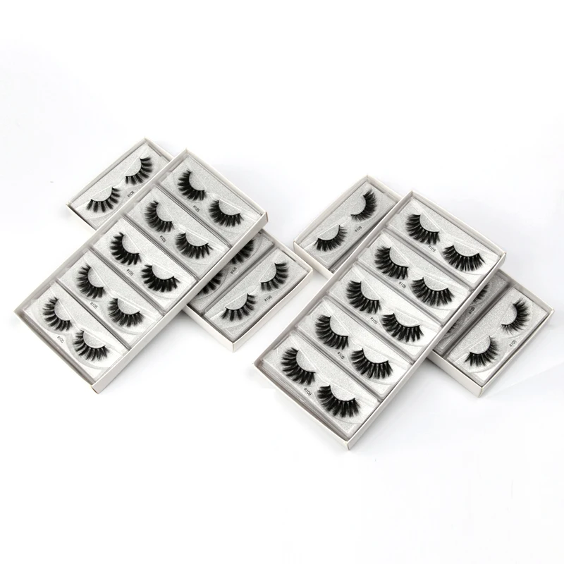 4/100 шт. ресницы оптом смешанные 3d норковые натуральные Накладные макияж | Красота