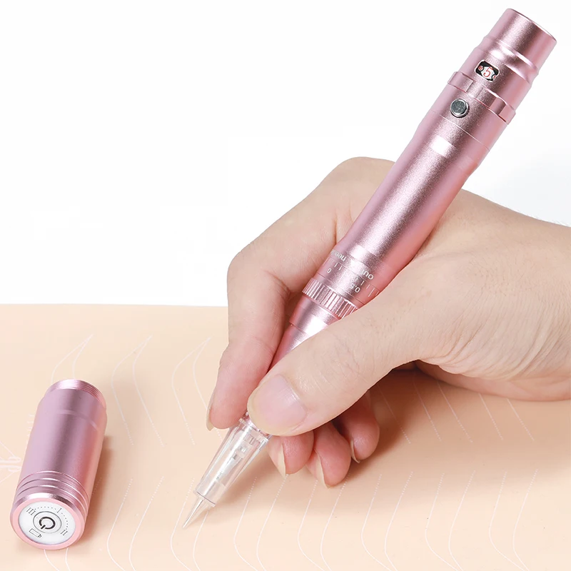 

High Quality Wireless Rechargeable Permanent Makeup Machine With Battery Portable PMU Eyebrow Tattoo Machine For Eyebrows Lips