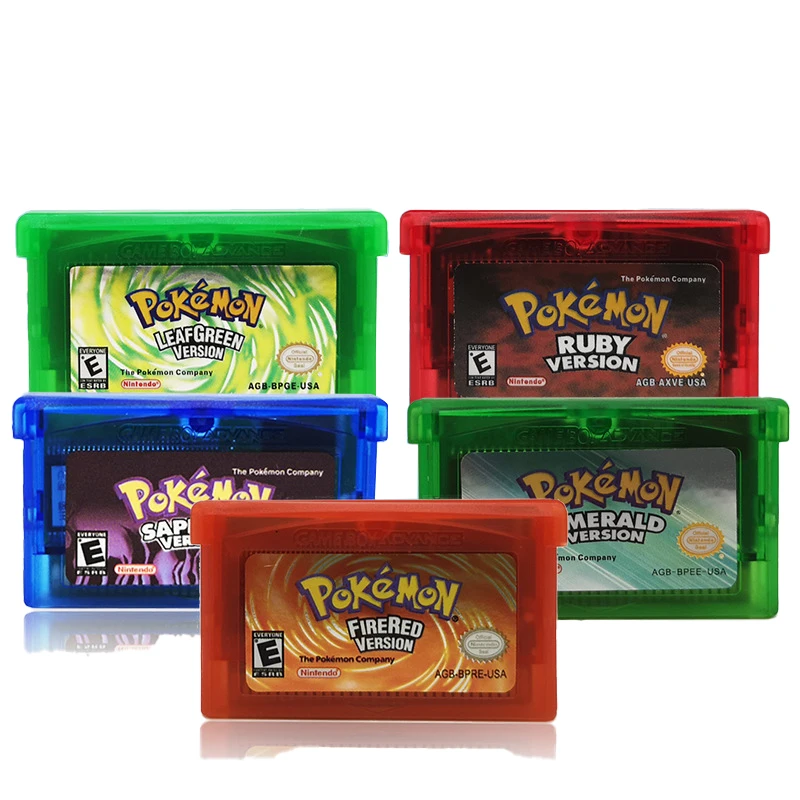 

Pokemon English Language Game Card Series NDSL GB GBC GBM GBA SP Video Game Cartridge Console Card Classic Game Collect