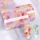 Фольга для ногтей мраморная серия для переноса ногтей искусственная идея для самостоятельного ногтевого дизайна переводные наклейки аксессуары для ногтей