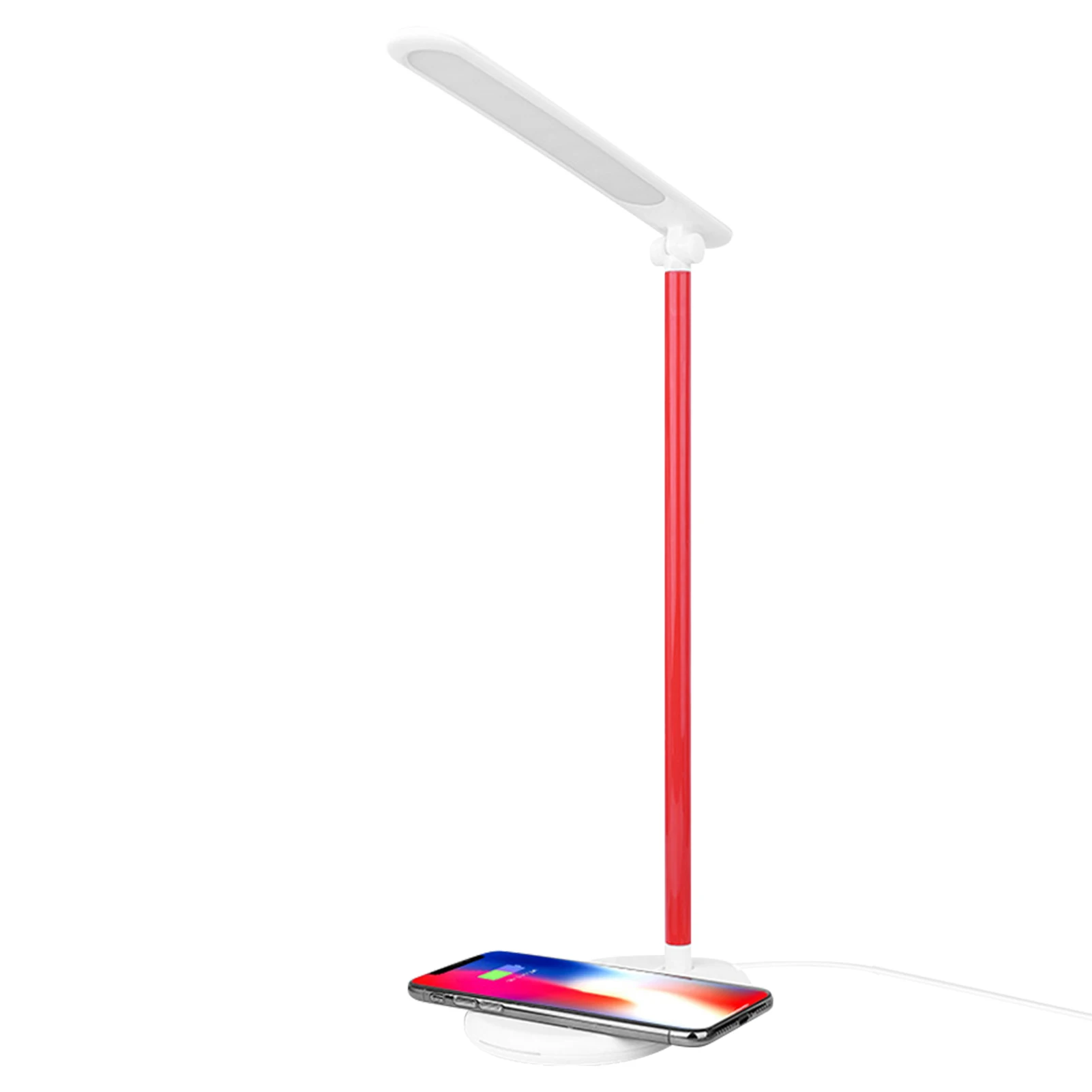 

LED Desk Lamp with Wireless Charger 2 in 1 Desk Light & Wireless Charger Ultra Light Foldable Desk Lights with 3Brightness Level