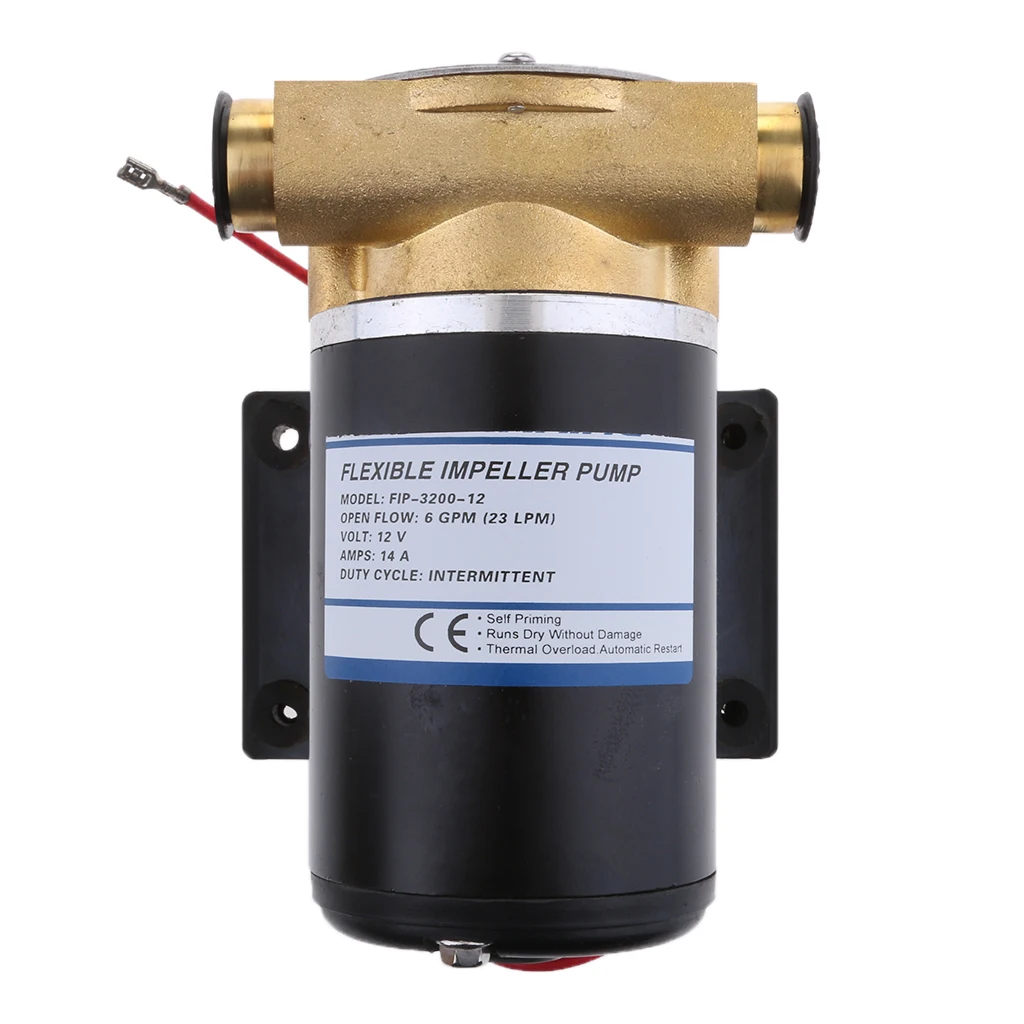 

FIP-3200 DC12V Boat Bilge Water Flushing Washing Pump - 23L/min