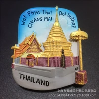 thailand bangkok architecture landscape travel resin fridge magnet 3d magnetic sticker