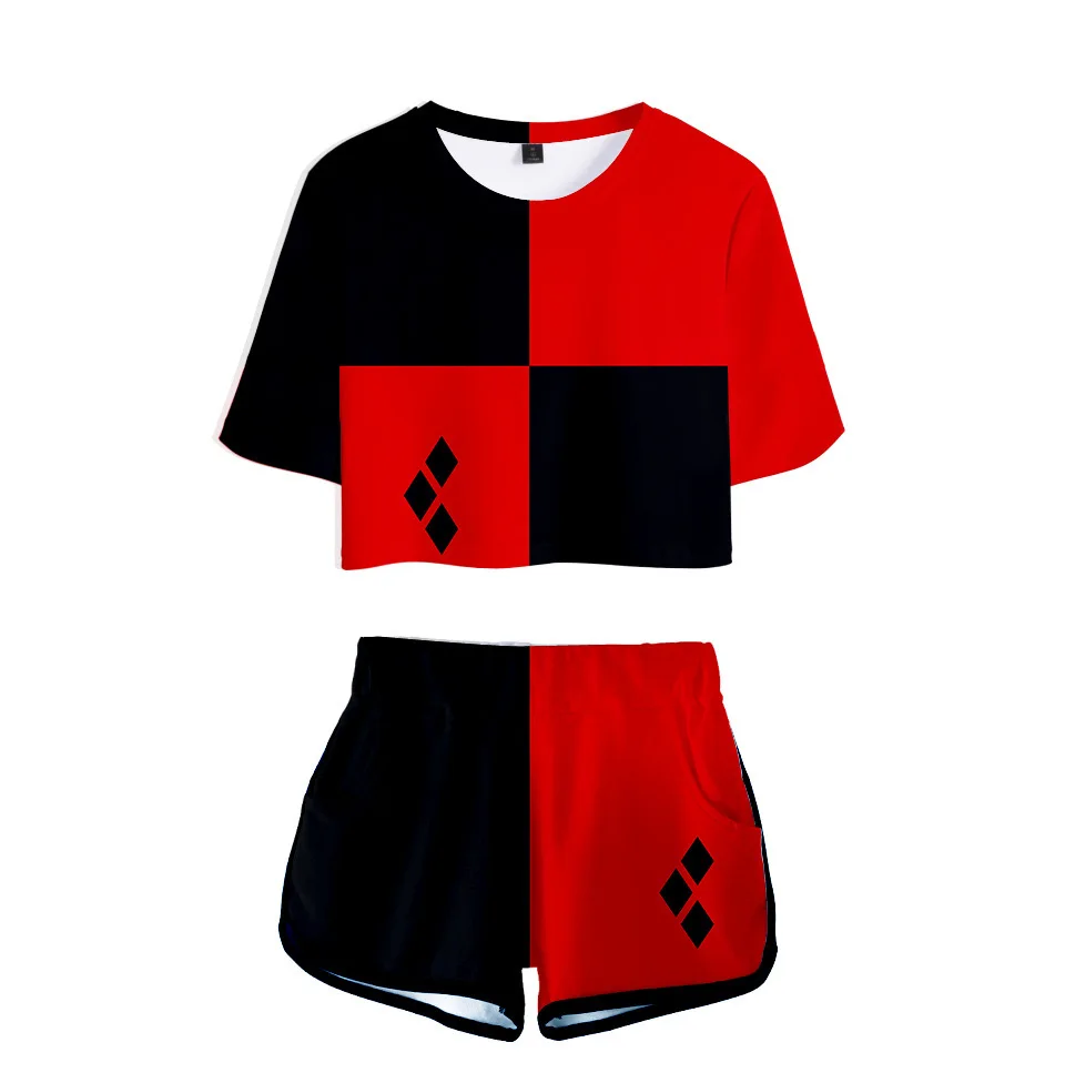 

Спортивный костюм с птицами добычи HAHA Humor navel спортивный костюм для девочек с коротким рукавом сексуальный комплект из двух предметов футбо...