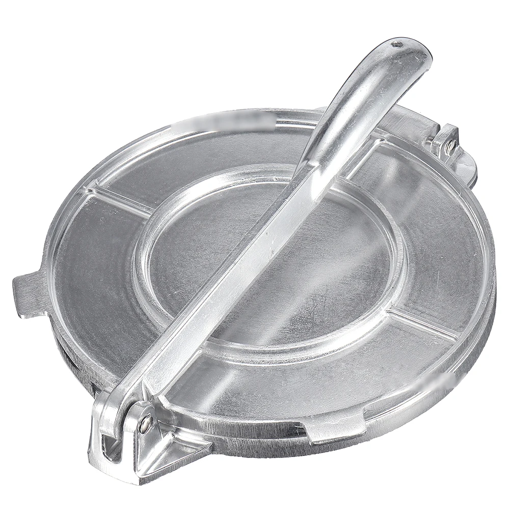 

8inch Pie Bakeware Tool Eco-friendly Non-toxic Cast Aluminum Meat Press Foldable Handle Tortilla Maker Gadgets Accessories Home