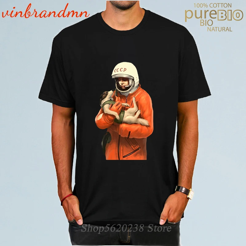 Новая футболка ссср для россии мужская с пародией юри гагагарина советский стиль