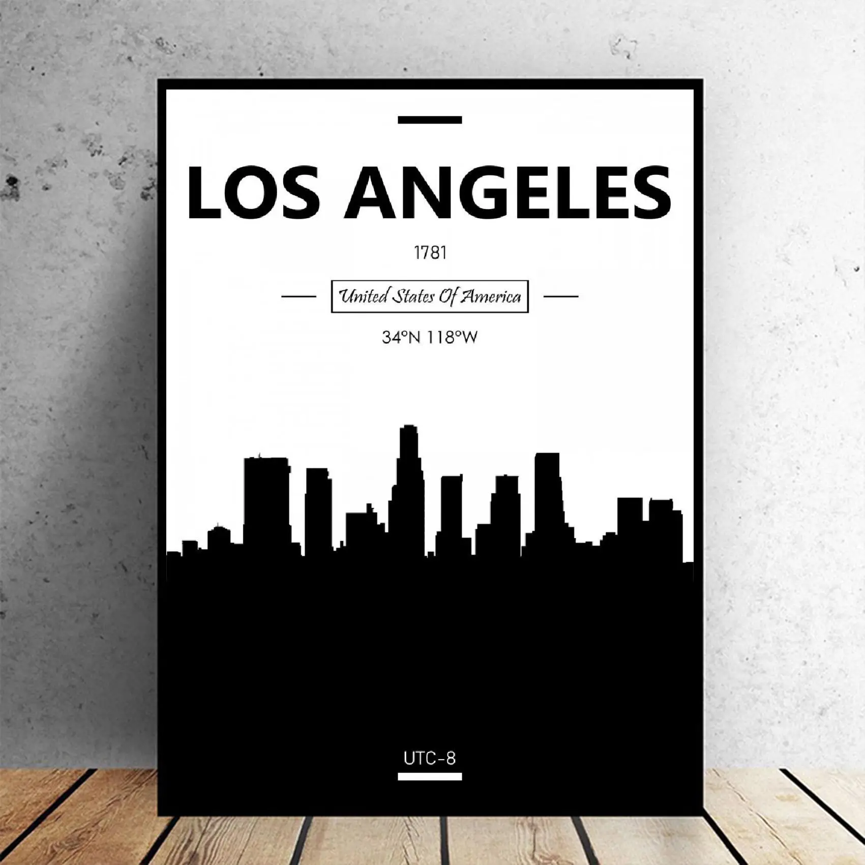 Los Angeles Canvas Painting Wall Art Pictures Prints Home Decor Poster Decoration for living Room | Дом и сад