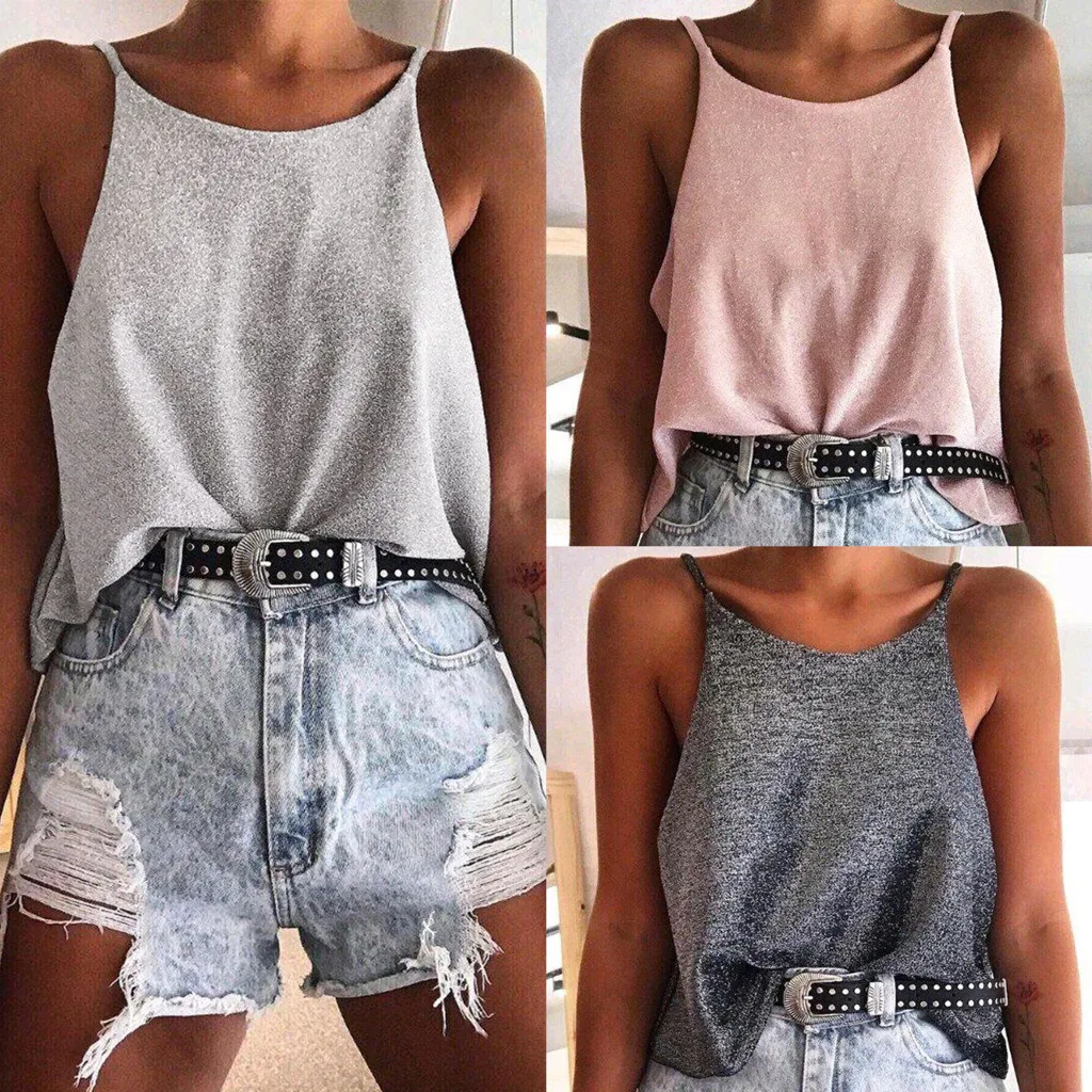 

Tank top 2020 Fashion Women Summer Sleeveless Vest Shirt Casual Tank Tops Blouse Streetwear кѬоп оп