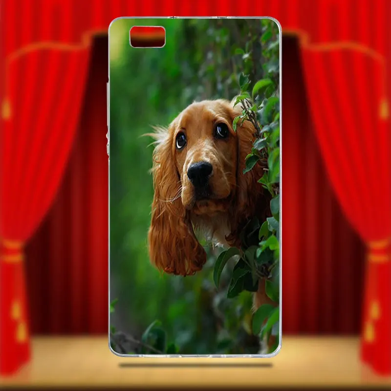 Cocker Spaniels собачьи щенки мягкий тпу мобильный телефон чехлы для Huawei P8 P9 P10 Mate 10 Pro Y5 Y6