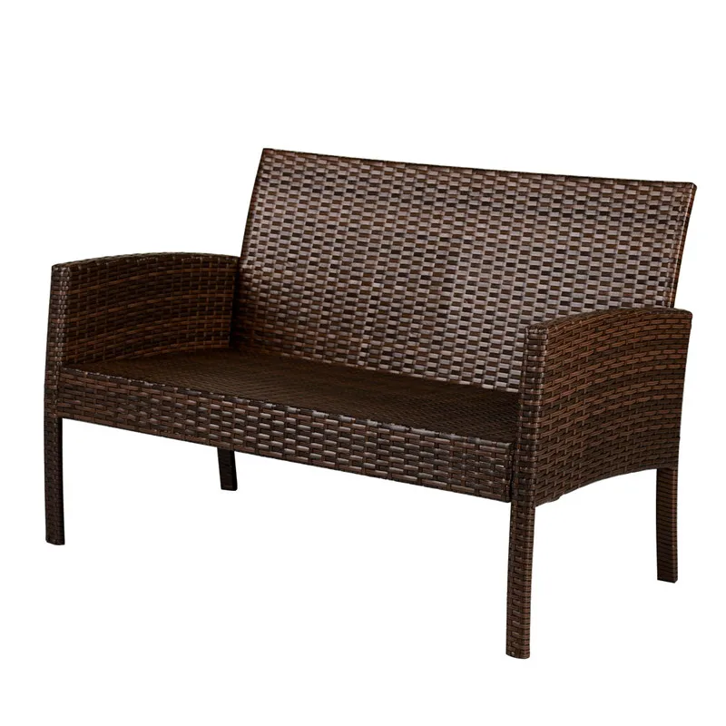 4 шт. набор мебели для кофейного стола со стальным каркасом и порошковым