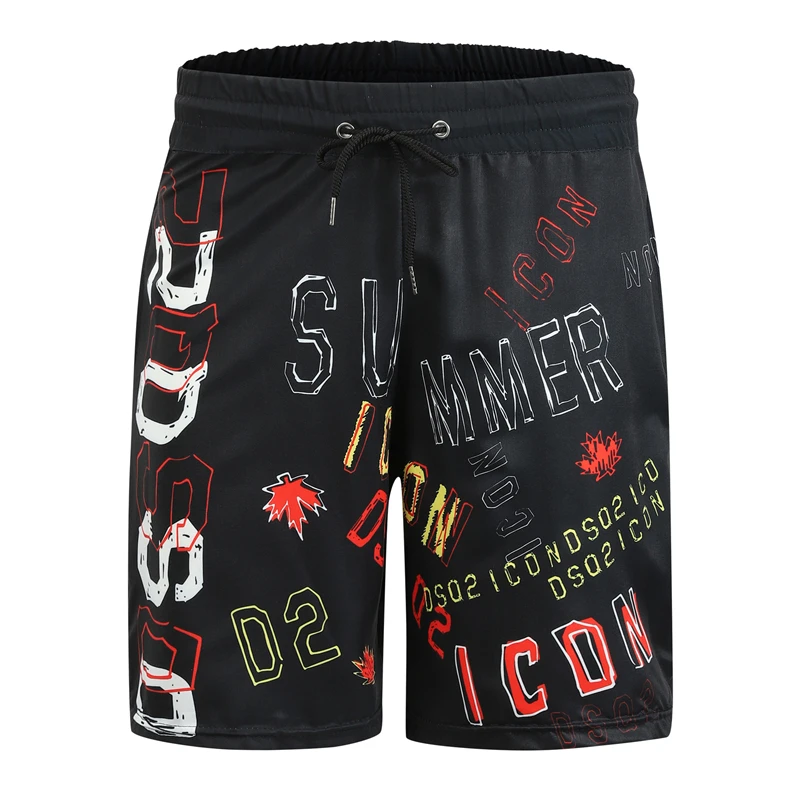 

2021 Men's Summer Leisure Sports Fashion Fashion Loose Waist In Bigger Sizes Tension Ventilation Printing With Beach Shorts