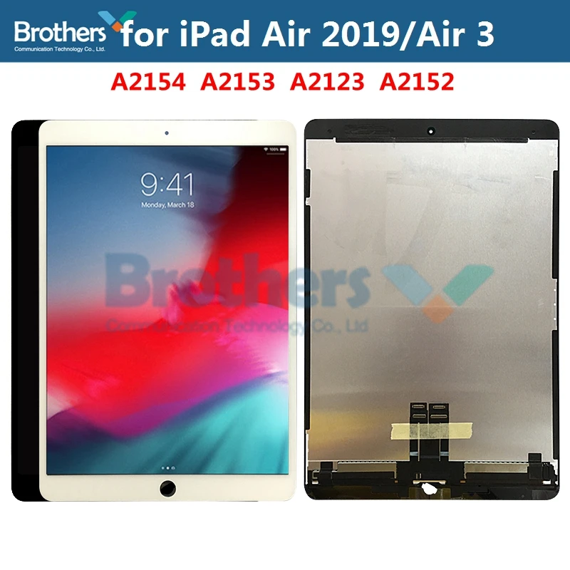 Touch Screen For iPad Air 2019 3 LCD Display for Air3 A2153 A2123 A2152 Panel Glass Digitizer 10.5'' | Компьютеры и офис