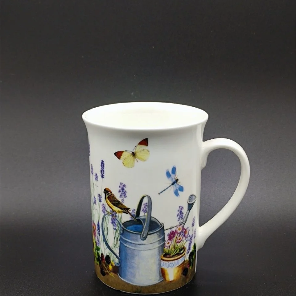 

2021 Creative Cow Coffee Cup Mediterranean Style Travel Tasse Cafe Mug Germany Crockery Tea Cups And Printing Mugs Drinkware