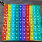 Детские игрушки Монтессори, детские игрушки большого размера с пузырьками, математическая арифметика, 100 таблица умножения, учебные пособия, Обучающие игрушки, подарок