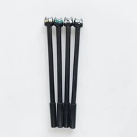 4pcslot 0 38mm cute black cat gel pen writing signing pen school office supplies student stationery