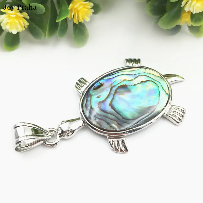 

New turtle natural abalone shell pendant / DIY necklace pendant accessories 27x45mm / wholesale dropshipping
