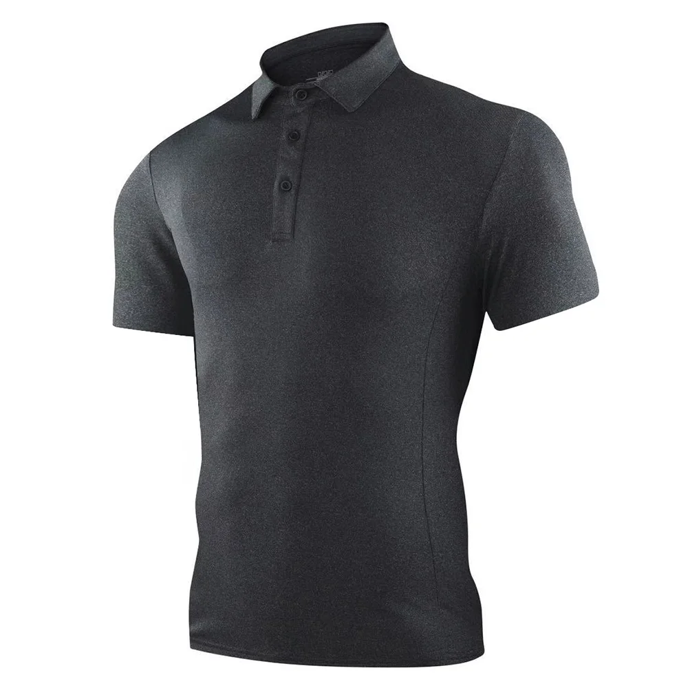 Golf shirt golf clothing men's golf shirt summer breathable elasticated short sleeve golf uniform polo shirt