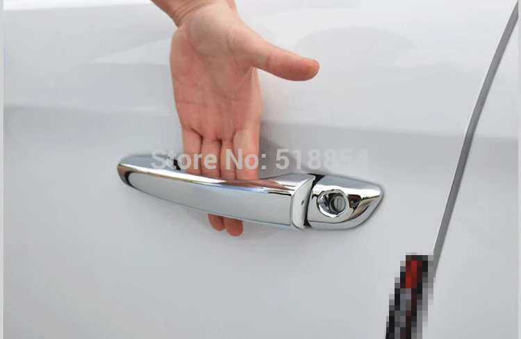 Подходит для 2016 2017 HYUNDAI ELANTRA AVANTE хромированная крышка дверной ручки накладной