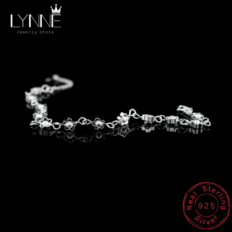 Женский браслет из серебра 925 пробы с круглыми цепочками Микки Мауса | Украшения и