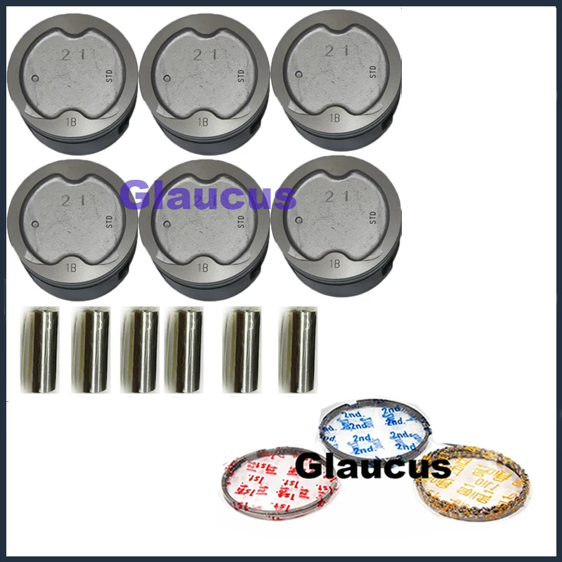 Поршень/кольцо двигателя 1FZ 1FZFE FE для Toyota Land Cruiser Lexus LX450 LX 450 4477cc 4.5L 92 2009 13101 66021 1310166021|
