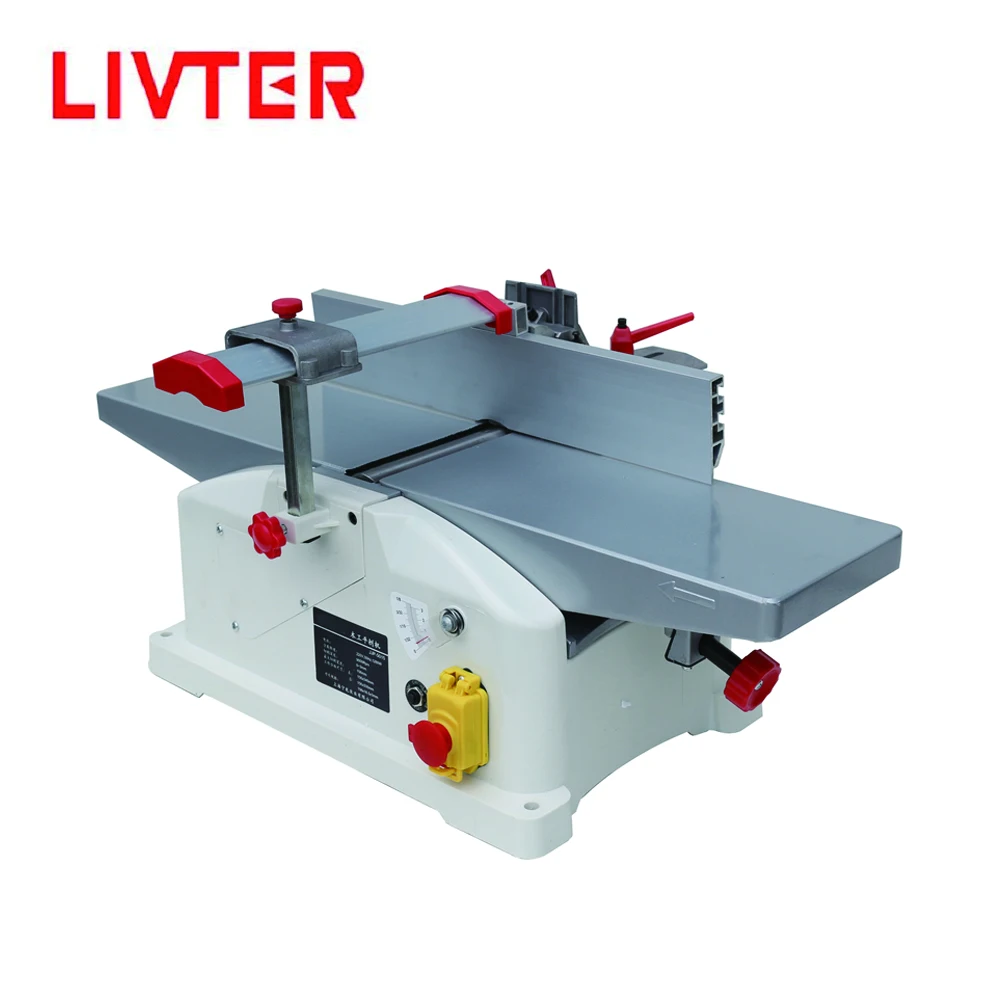 

Jeddah Stock 6 inch woodworking mini portable bench top planer surface planing machine wood jointer