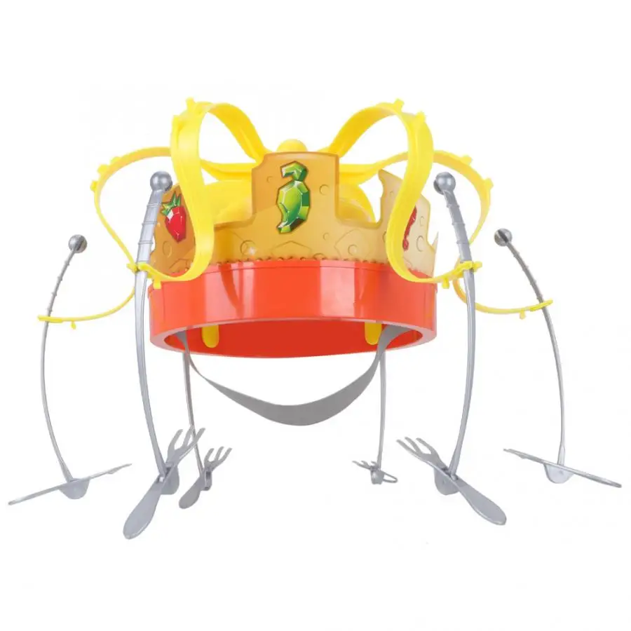 Мультяшные шляпы вращающаяся пищевая игрушка для семьи Корона игра игрушки