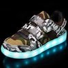Size 25-37 USB Charging Children Boys Shoes with Sole Enfant Led Light Glowing Luminous Sneakers for Girls Shoes Kids Led Shoes 2
