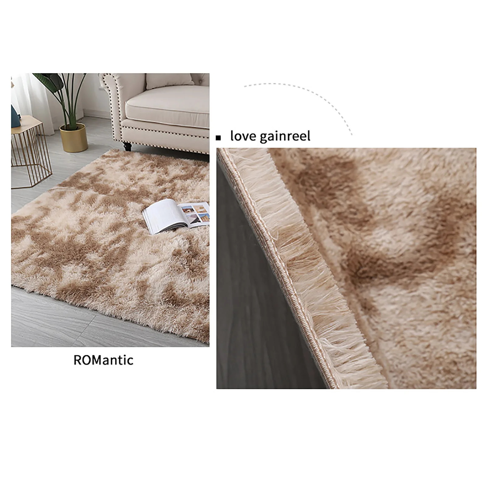 

Fluffy Floor Carpets Carpet Indoor Carpet Thick Carpet Fluffy Fur Carpet Modern Washable Children's Indoor Carpet Floor Rugs