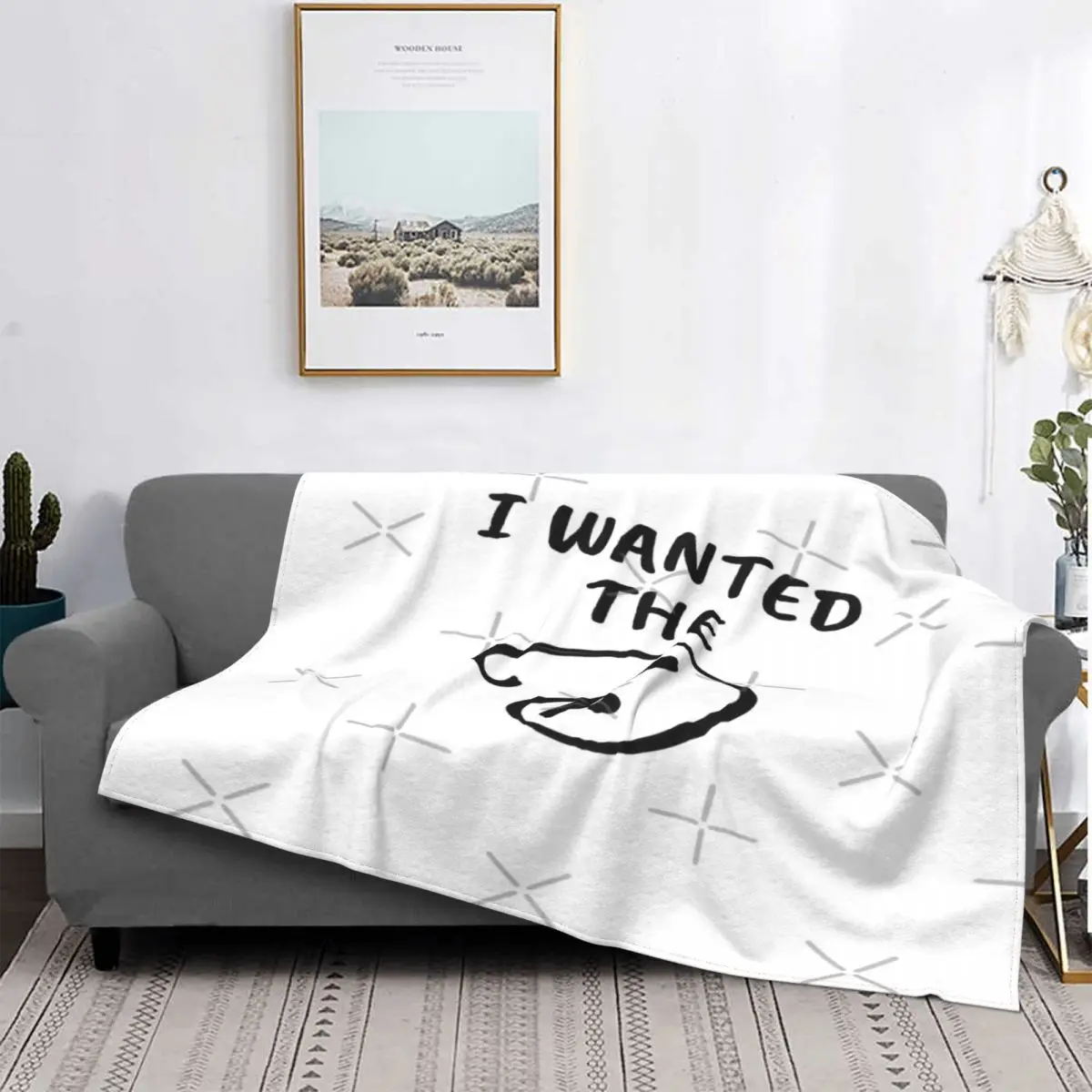 

I Wanted The D Funny 1-Manta a cuadros para cama, manta de muselina para bebé, Sudadera con capucha, colcha de verano