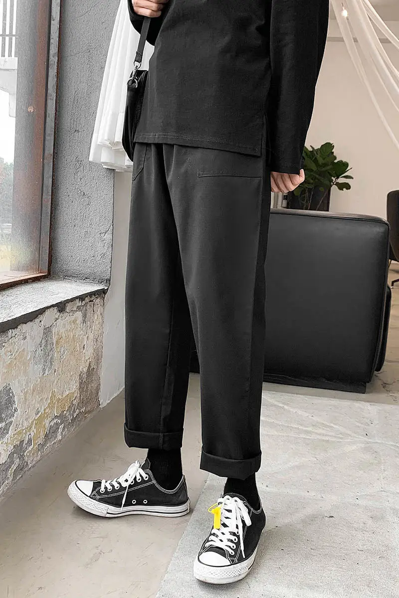 

Men's trousers 2021 spring and winter new large size s-5xl straight-leg pants trousers loose casual fashion young men's clothing