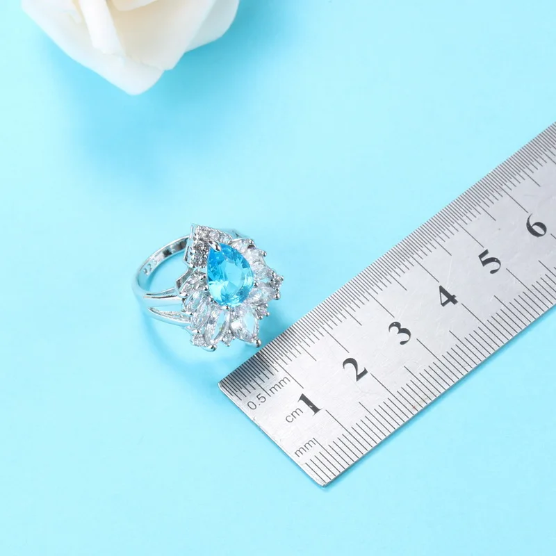 6 цветов турецкие Ювелирные наборы 925 Серебряный Свадебный большой костюм