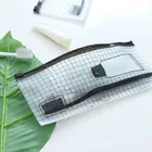 Прозрачная косметичка для зубных щеток из ПВХ, Женская дорожная косметичка, органайзер, чехол для хранения, чехол для карандашей, набор для мытья туалетных принадлежностей, чехол