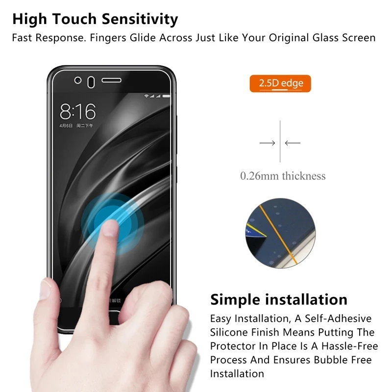 Закаленное стекло для Xiaomi Redmi Note 10 9S 8 9 9T 9A 9C Poco F3 NFC Pro M3 F2 | Мобильные телефоны и